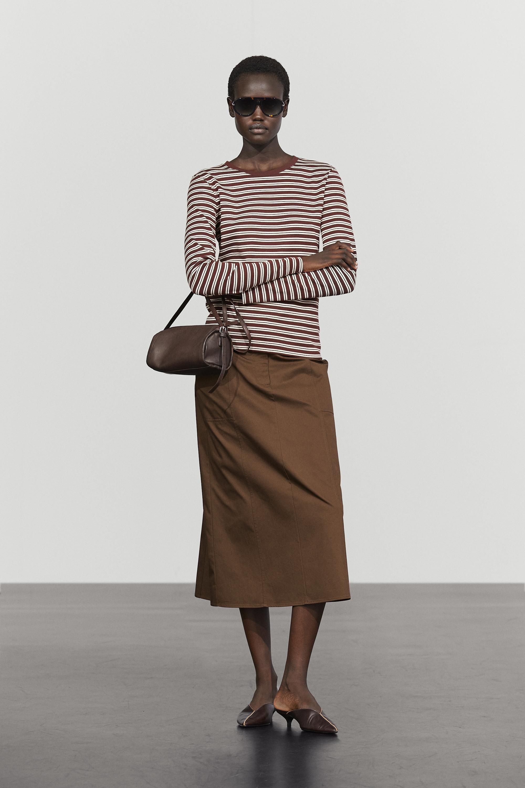 100% cotton striped T-shirt